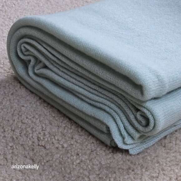 Cashmere Mint Green Wrap Scarf Palmer & Purchase - Picture 12 of 12